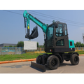 China 4 ton wheel excavators for sale.